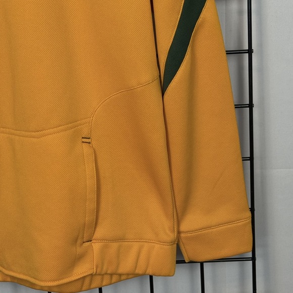 NFL Team Reebok Green Bay Packers Hoodie Youth XL Yellow Pullover Stitched - Picture 3 of 11